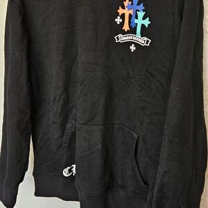 Chrome Hearts Smile Print Hoodie heavyweight Cotton USA NWOT sz 2XL